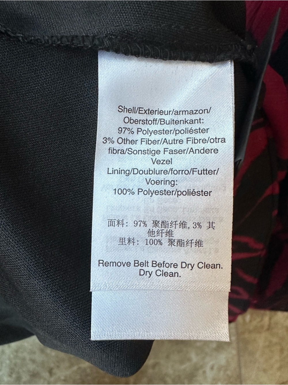 NWT Donna Karen New York Red Women’s Elegant Dress Size 10 - Picture 9 of 9